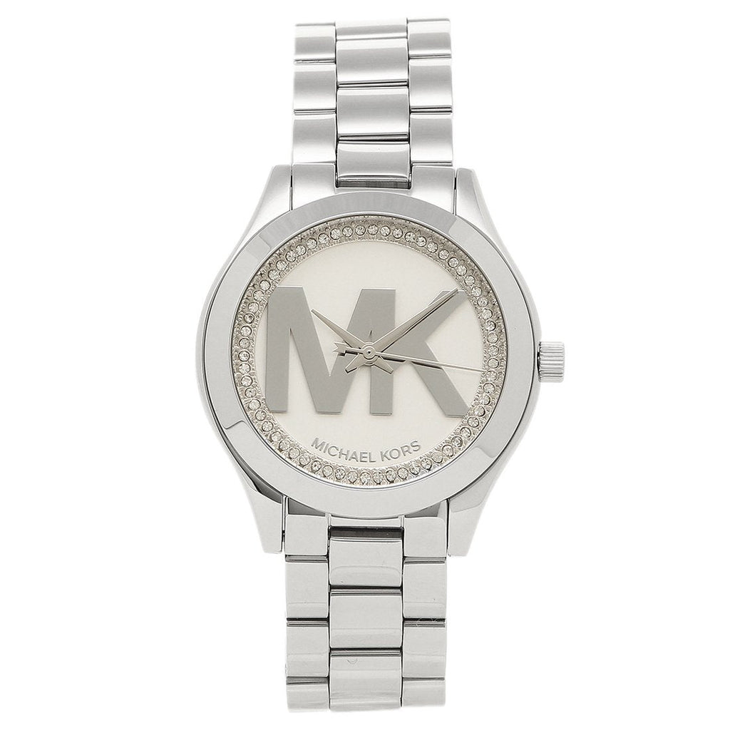 Michael Kors Mini Slim Runway Silver Dial Silver Steel Strap Watch for Women - MK3548 Buy Now By Michael Kors