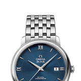 Omega De Ville Prestige Co-Axial Orbis Blue Dial Silver Steel Strap Watch for Men - 424.10.40.20.03.001 Buy Now By Omega