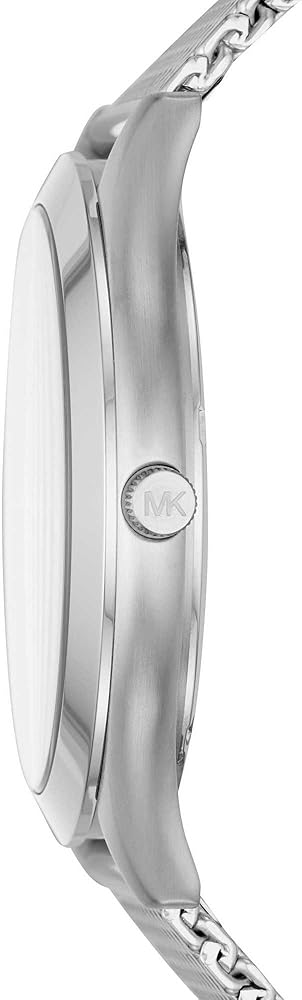 Michael Kors Slim Runway Analog Black Dial Silver Mesh Bracelet Watch For Men - MK8606 Buy Now By Michael Kors