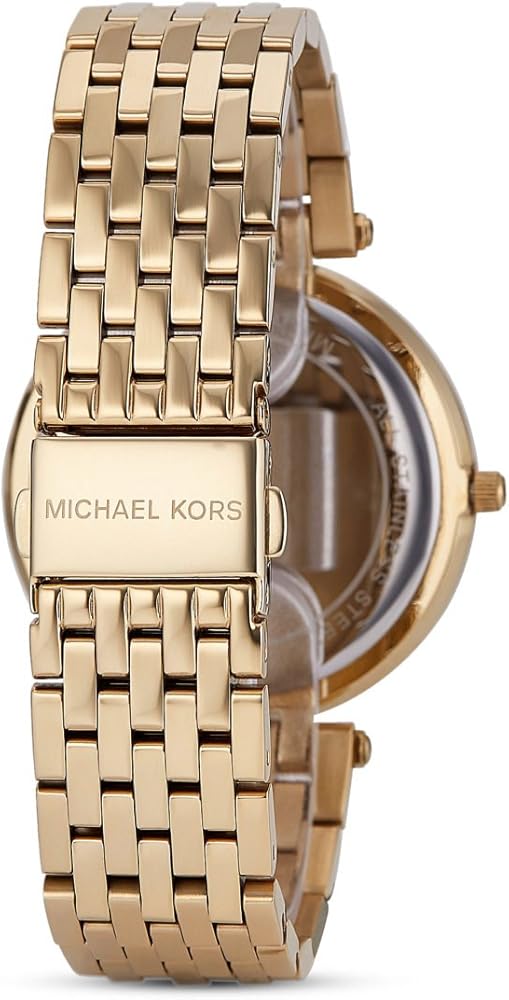 Michael Kors Darci Analog Mother of Pearl Green Dial Gold Steel Strap Watch For Women - MK3498 Buy Now By Michael Kors