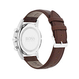 Hugo Boss Navigator White Dial Brown Leather Strap Watch for Men - 1513495 Buy Now By Hugo Boss