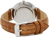 Daniel Wellington Petite Sterling Black Dial Brown Leather Strap Watch For Women - DW00100178 Buy Now By Daniel Wellington