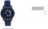 Tommy Hilfiger Denim Quartz Blue Dial Blue Rubber Strap Watch for Men - 1791482 Buy Now By Tommy Hilfiger