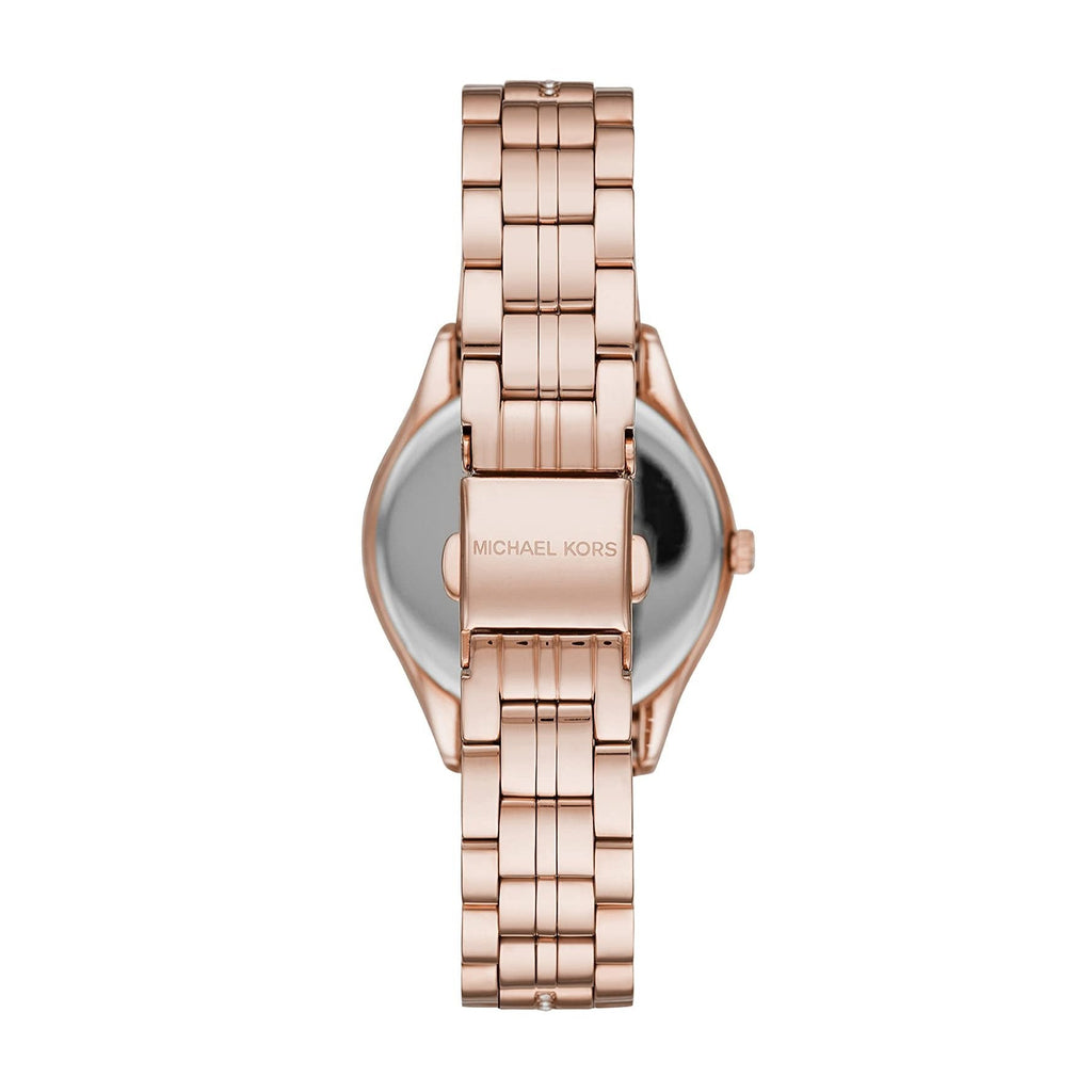 Michael Kors Lauryn Mother of Pearl Dial Rose Gold Steel Strap Watch for Women - MK3716 Buy Now By Michael Kors
