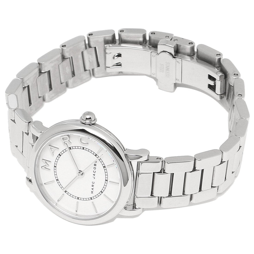 Marc Jacobs Roxy White Dial Silver Steel Strap Watch for Women - MJ3525 Buy Now By Marc Jacobs