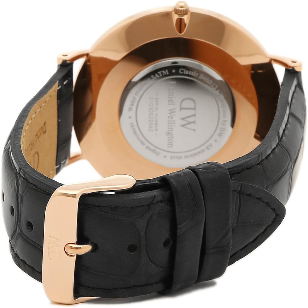 Daniel Wellington Classic Reading White Dial Black Leather Strap Watch For Men - DW00100014 Buy Now By Daniel Wellington