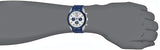 Guess Caliber Chronograph White Dial Blue Rubber Strap Watch for Men - W0864G6 Buy Now By Guess