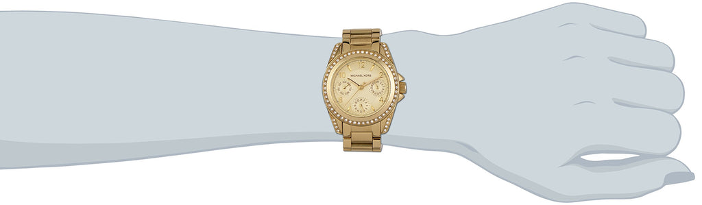 Michael Kors Blair Gold Dial Gold Steel Strap Watch for Women - MK5639 Buy Now By Michael Kors