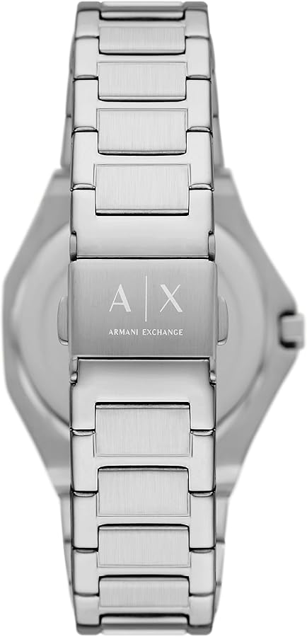 Armani Exchange Hampton Chronograph Blue Dial Silver Steel Strap Watch For Men - AX2178 Buy Now By Armani Exchange