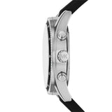Michael Kors Hadyn Chronograph Silver Dial Black Rubber Strap Watch for Women - MK7486 Buy Now By Michael Kors