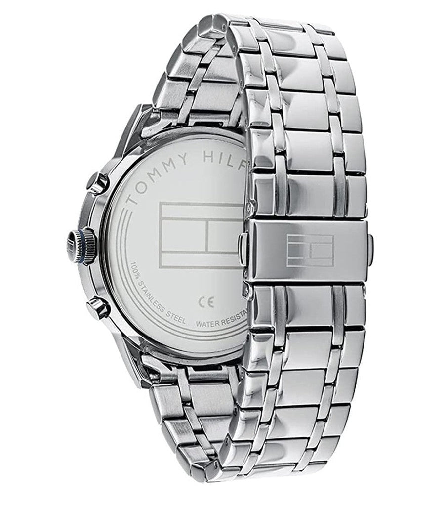 Tommy Hilfiger Kyle Chronograph Grey Dial Silver Steel Strap Watch for Men - 1791632 Buy Now By Tommy Hilfiger