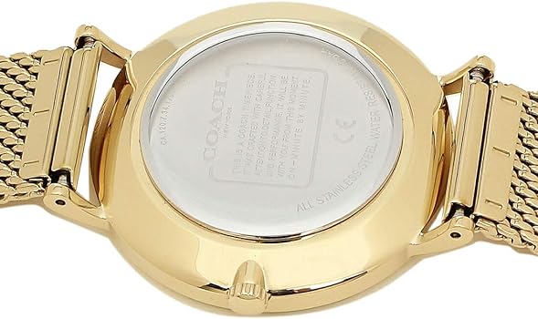 Coach Perry Silver Dial Gold Mesh Bracelet Watch for Women - 14503385 Buy Now By Coach
