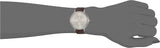 Emporio Armani Dress Quartz Silver Dial Brown Leather Strap Watch For Women - AR11063 Buy Now By Emporio Armani