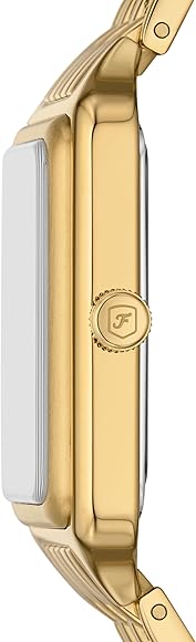 Fossil Raquel Three Hand Date Green Dial Gold Steel Strap Watch For Women - ES5341 Buy Now By Fossil