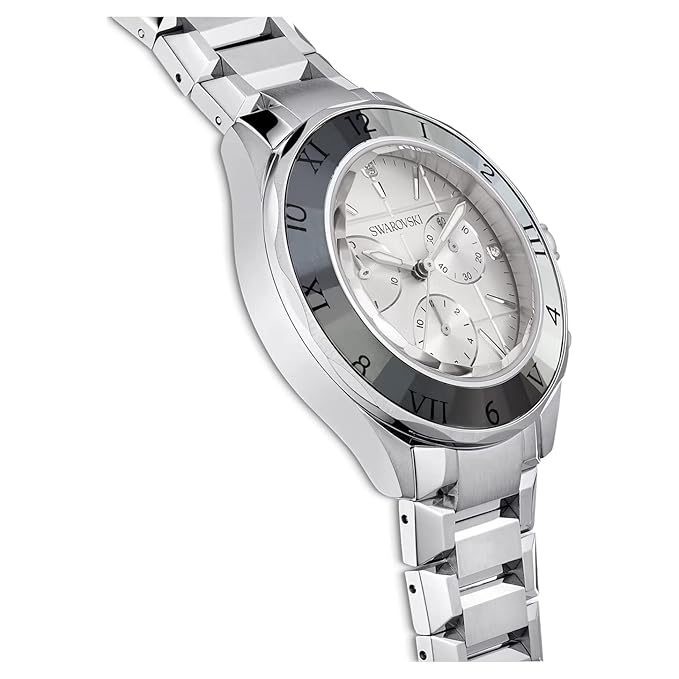 Swarovski Dextera Chronograph Silver Dial Silver Steel Strap Watch for Women - 5641297 Buy Now By Swarovski