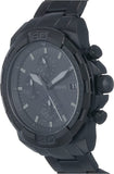 Fossil Bronson Chronograph Black Dial Black Steel Strap Watch for Men - FS5853 Buy Now By Fossil