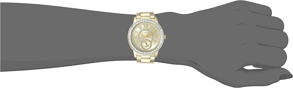 Michael Kors Madelyn Quartz Gold Dial Gold Steel Strap Watch For Women - MK6287