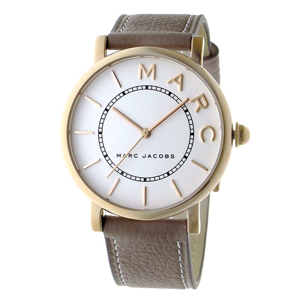 Marc Jacobs Roxy White Dial Cement Brown Leather Strap Watch for Women - MJ1533 Buy Now By Marc Jacobs