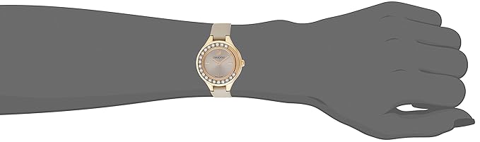 Swarovski Lovely Crystals Mini Grey Dial Grey Leather Strap Watch for Women - 5261481 Buy Now By Swarovski