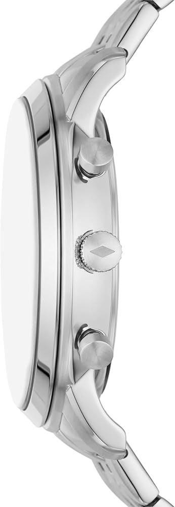 Fossil Neutra Chronograph Blue Dial Silver Steel Strap Watch for Men - FS6025 Buy Now By Fossil