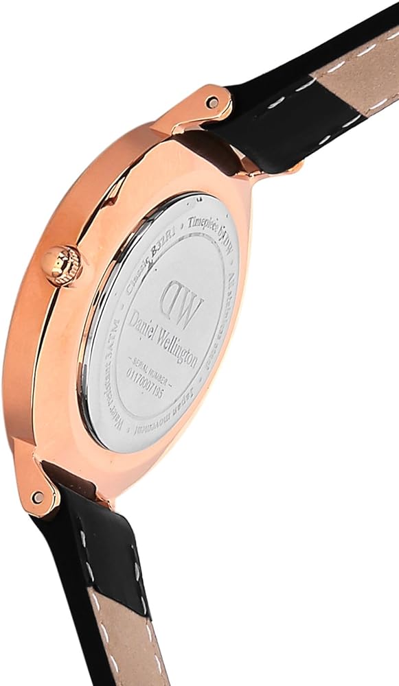 Daniel Wellington Classic Sheffield White Dial Black Leather Strap Watch For Women - DW00100076 Buy Now By Daniel Wellington