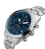 Hugo Boss Pilot Blue Dial Silver Steel Strap Watch for Men - 1513850 Buy Now By Hugo Boss