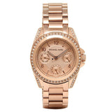 Michael Kors Blair Rose Gold Dial Rose Gold Steel Strap Watch for Women - MK5613 Buy Now By Michael Kors