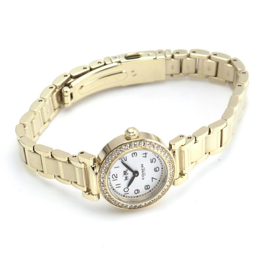 Coach Madison White Dial Gold Steel Strap Watch for Women - 14502403 Buy Now By Coach