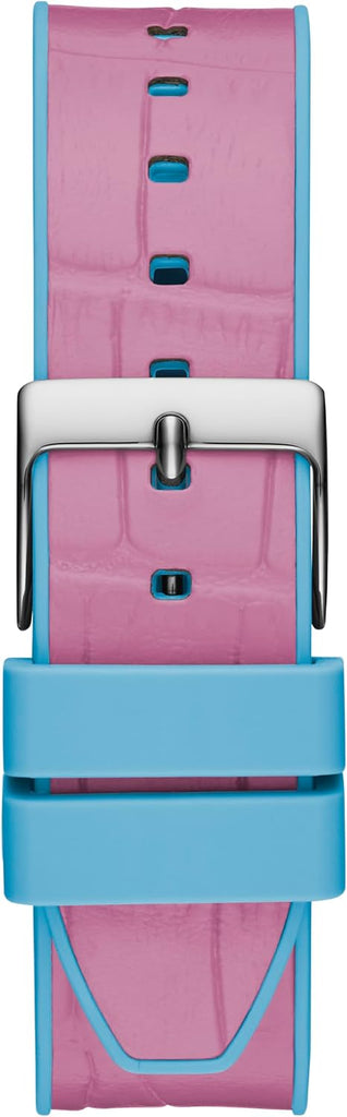 Guess Fusion Chronograph Pink Dial Pink Leather Strap Watch for Women - GW0553L5 Buy Now By Guess