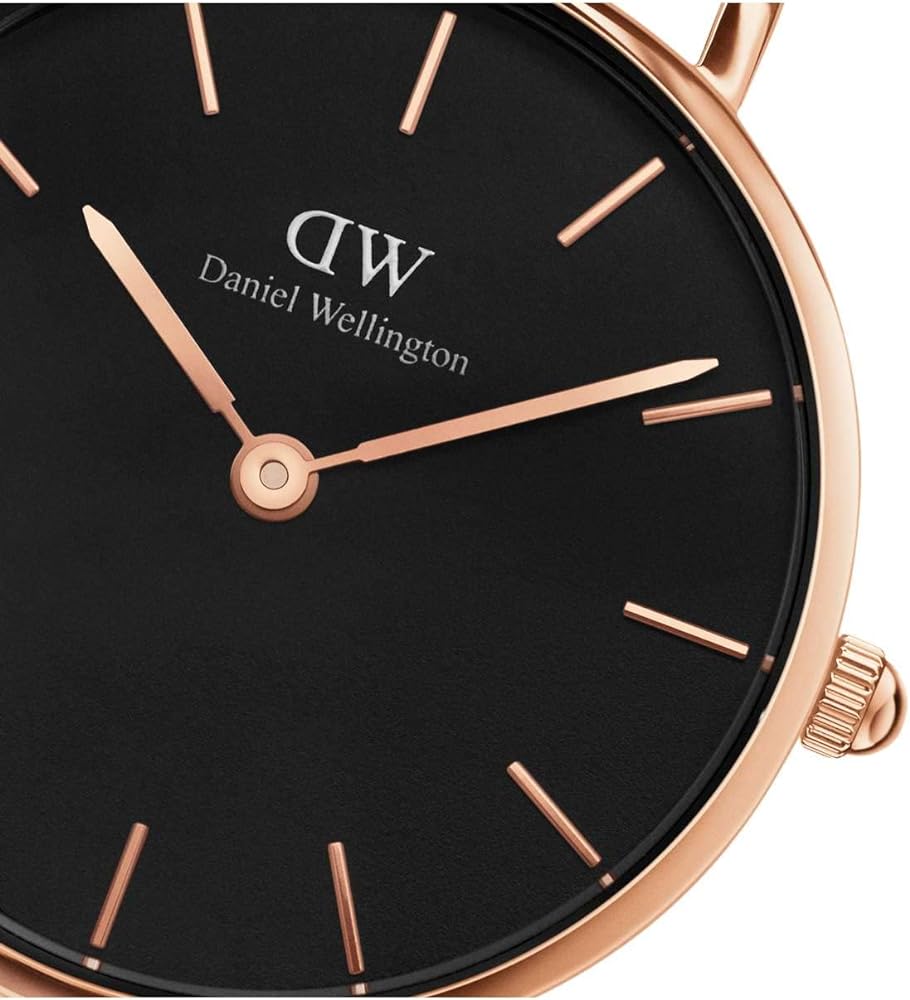 Daniel Wellington Classic Petite Sheffield Black Dial Black Leather Strap Watch For Women - DW00100224 Buy Now By Daniel Wellington