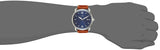 Fossil Commuter Blue Dial Blue Leather Strap Watch for Men - FS5325