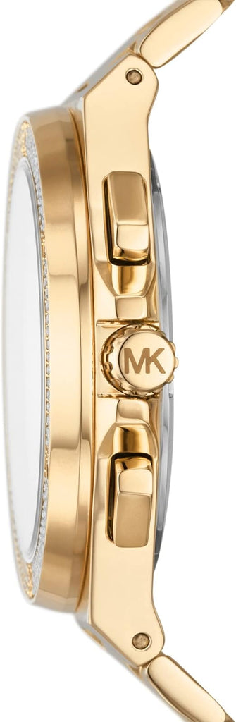 Michael Kors Lennox Chronograph Gold Dial Gold Steel Strap Watch For Men - MK8989 Buy Now By Michael Kors