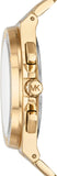 Michael Kors Lennox Chronograph Gold Dial Gold Steel Strap Watch For Men - MK8989 Buy Now By Michael Kors