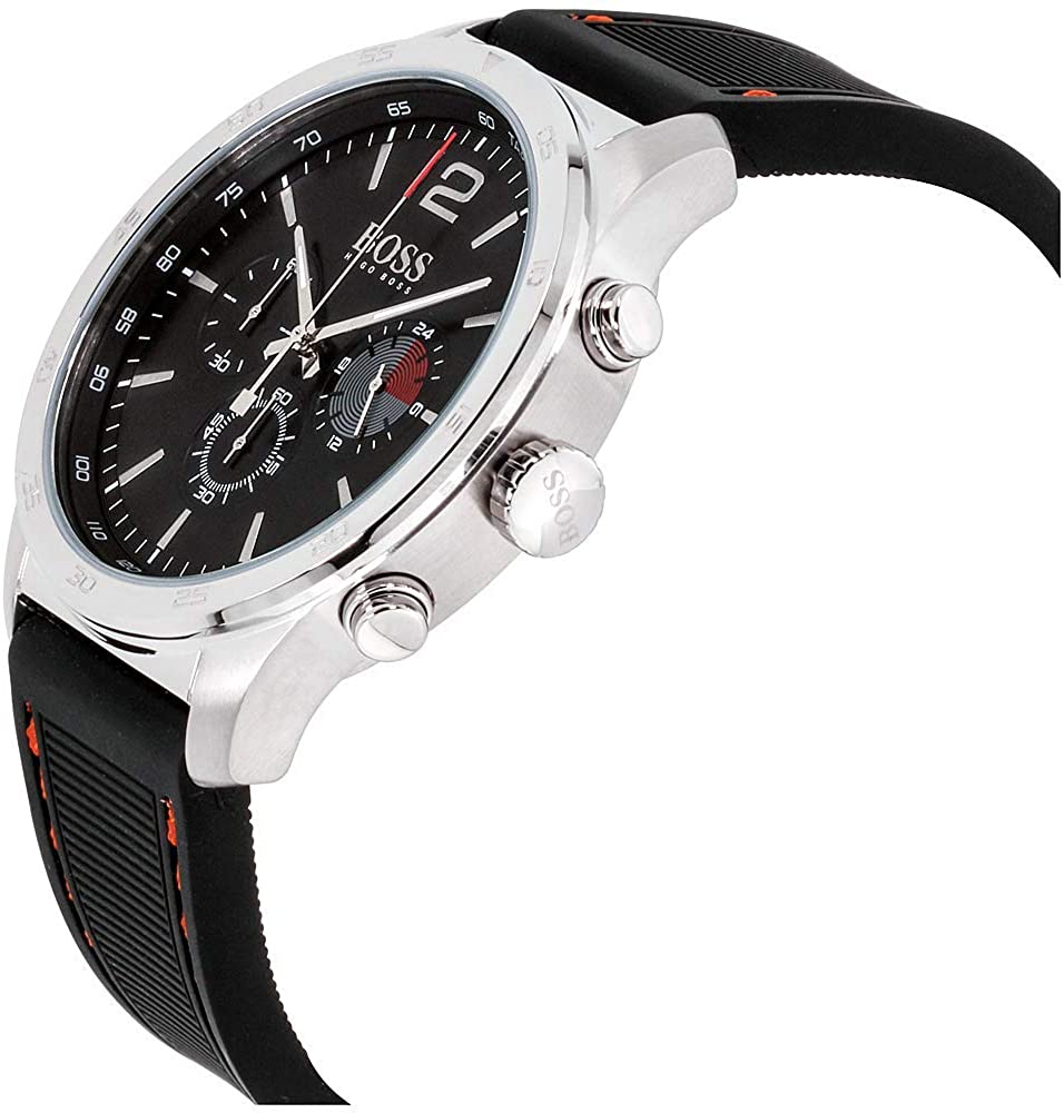 Hugo Boss Professional Black Dial Black Silicone Strap Watch for Men - 1513525 Buy Now By Hugo Boss