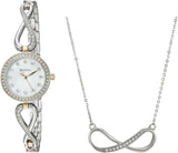 Bulova Analog Crystals Mother of Pearl Dial Silver Steel Strap Watch for Women - 98X109 Buy Now By Bulova