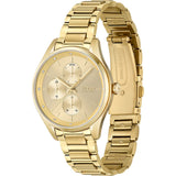 Hugo Boss Grand Course Gold Dial Gold Steel Strap Watch for Women - 1502584 Buy Now By Hugo Boss