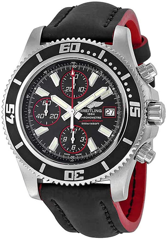 Breitling Superocean Chronograph II Black Dial 44mm Automatic Mens Watch - A1334102/BA81 Buy Now By Breitling