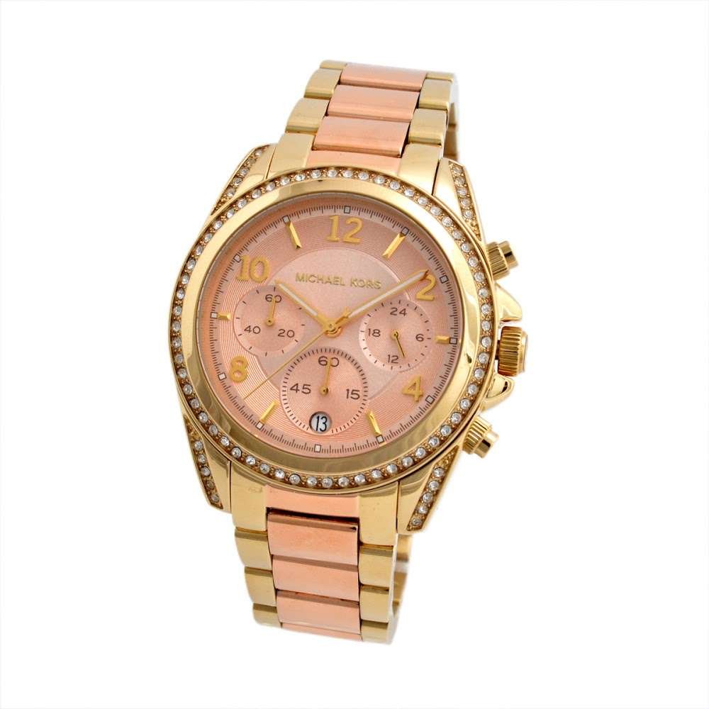 Michael Kors Blair Chronograph Rose Gold Dial Two Tone Steel Strap Watch for Women - MK6316 Buy Now By Michael Kors