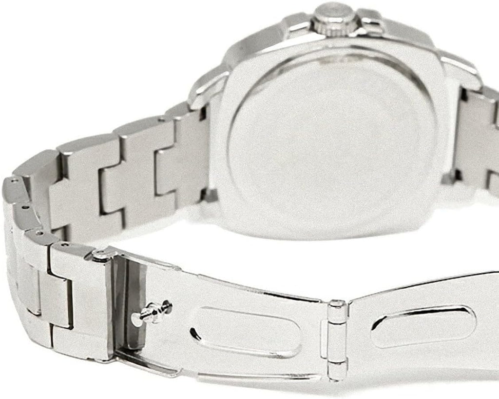 Coach Mini Boyfriend Diamonds Silver Dial Silver Steel Strap Watch for Women - 14501699 Buy Now By Coach