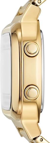 Fossil Retro Digital Gold Dial Gold Steel Strap Watch for Men - FS5843 Buy Now By Fossil