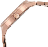 Michael Kors Ritz Analog Crystals Silver Dial Rose Gold Steel Strap Watch for Women - MK6863 Buy Now By Michael Kors