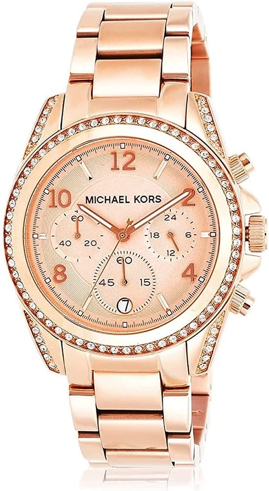 Michael Kors Blair Rose Gold Dial Rose Gold Steel Strap Watch for Women - MK5263 Buy Now By Michael Kors
