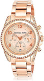 Michael Kors Blair Rose Gold Dial Rose Gold Steel Strap Watch for Women - MK5263 Buy Now By Michael Kors