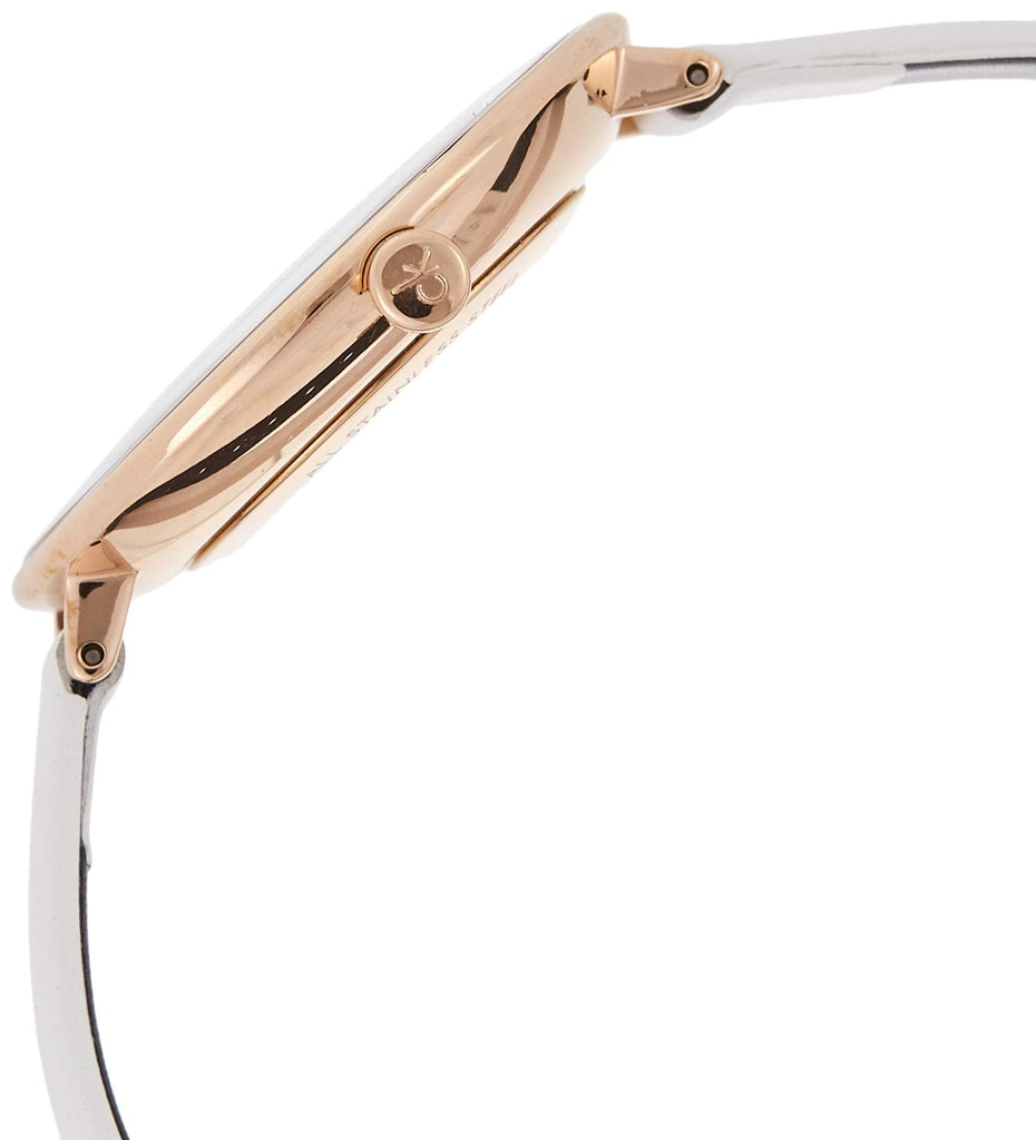 Calvin Klein Rise White Dial White Leather Strap Watch for Women - K7A236LH Buy Now By Calvin Klein