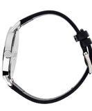 Calvin Klein Even Silver Black Leather Strap Watch for Women - K7B231C6 Buy Now By Calvin Klein