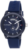 Tommy Hilfiger Denim Quartz Blue Dial Blue Rubber Strap Watch for Men - 1791482 Buy Now By Tommy Hilfiger