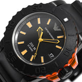 Emporio Armani Sportivo Quartz Black Dial Black Silicone Strap Watch For Men - AR5969 Buy Now By Emporio Armani
