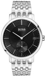 Hugo Boss Corporal Black Dial Silver Mesh Bracelet Watch for Men - 1513641 Buy Now By Hugo Boss