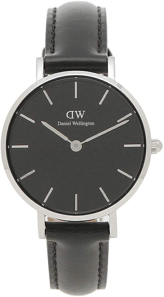 Daniel Wellington Classic Petite Reading Black Dial Black Leather Strap Watch For Women - DW00100235 Buy Now By Daniel Wellington