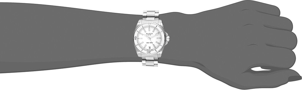 Gucci Dive Quartz White Dial Stainless Steel Unisex Watch - YA136402 Buy Now By Gucci